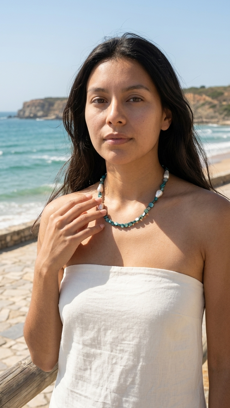 Collar WAIMEA - NÁCAR