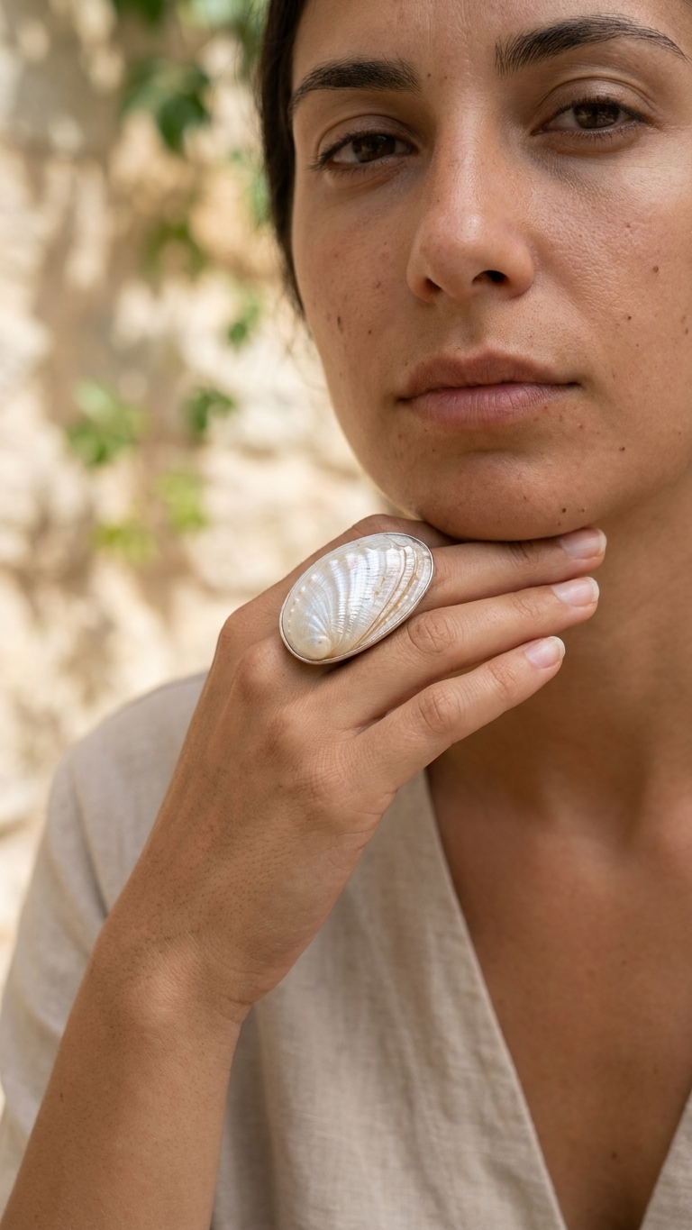 Anillo ARA - NÁCAR