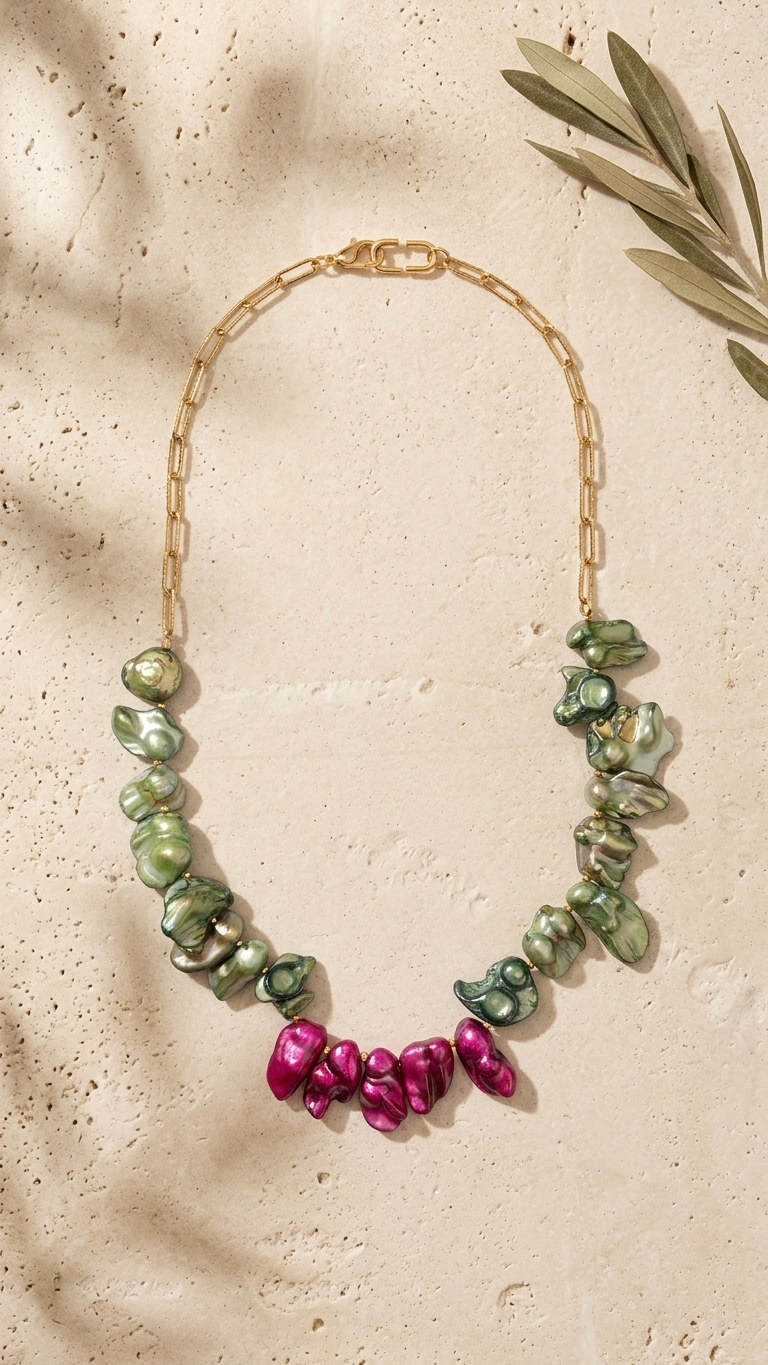 Collar KAUAI - NÁCAR