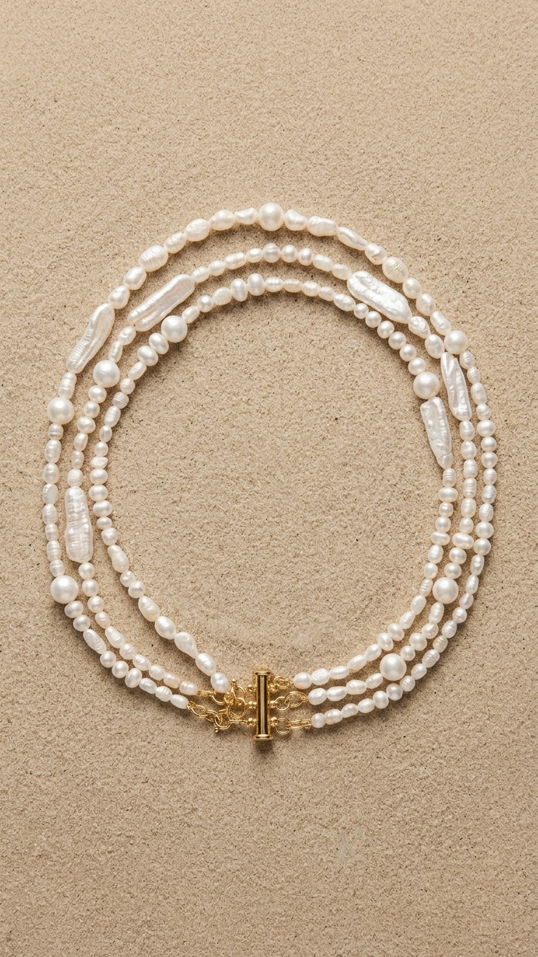 Collar KAPALUA - NÁCAR