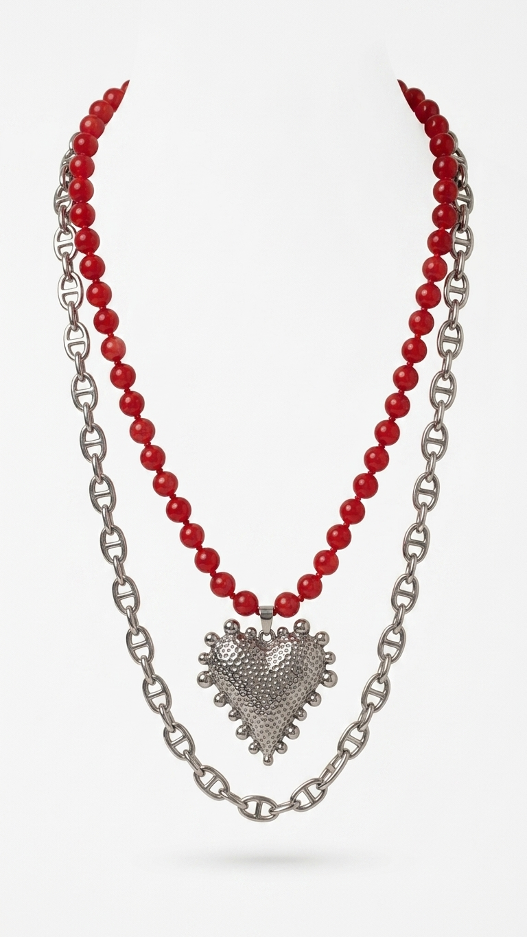 Collar SET HEARTBEAT - STEEL