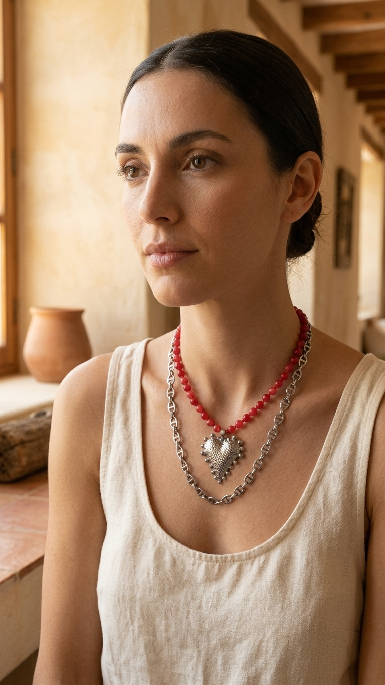 Collar SET HEARTBEAT - STEEL