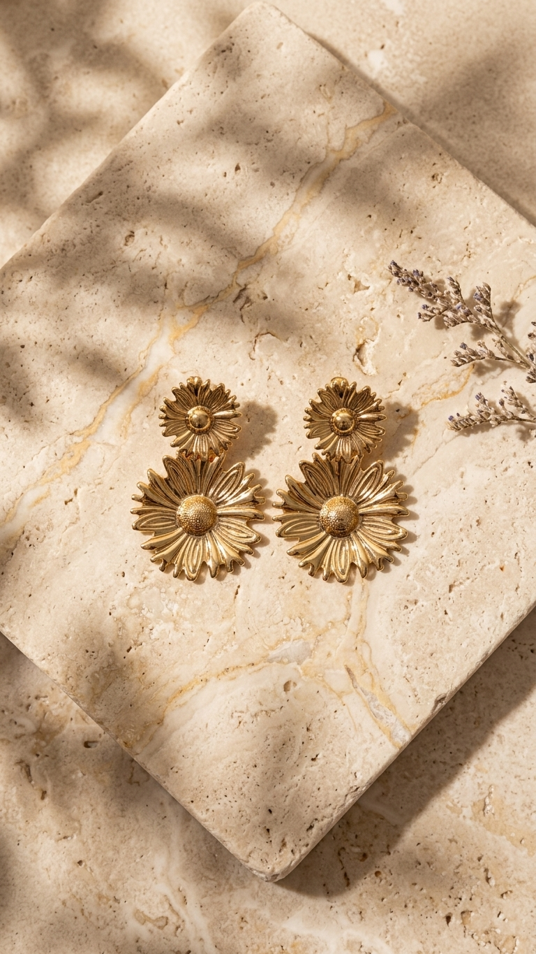 Pendientes DAISY - STEEL