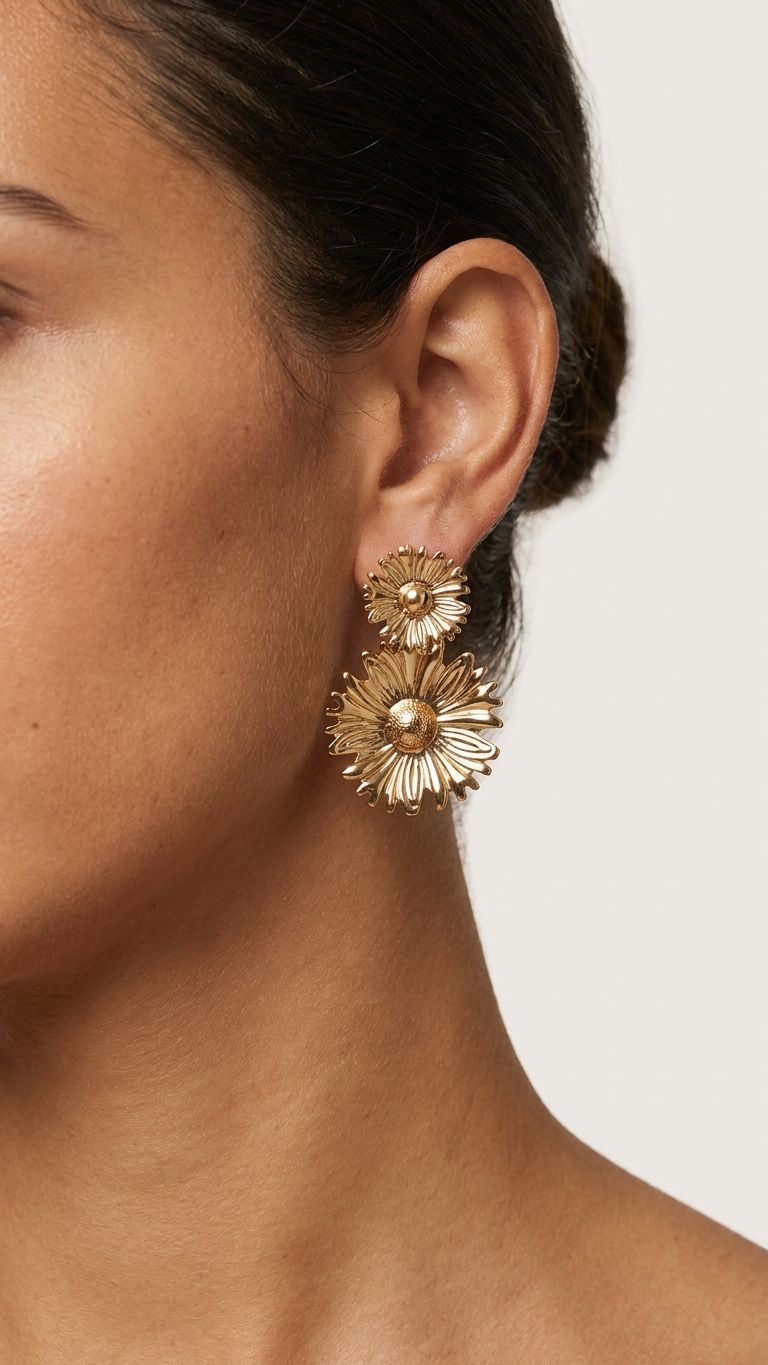 Pendientes DAISY - STEEL