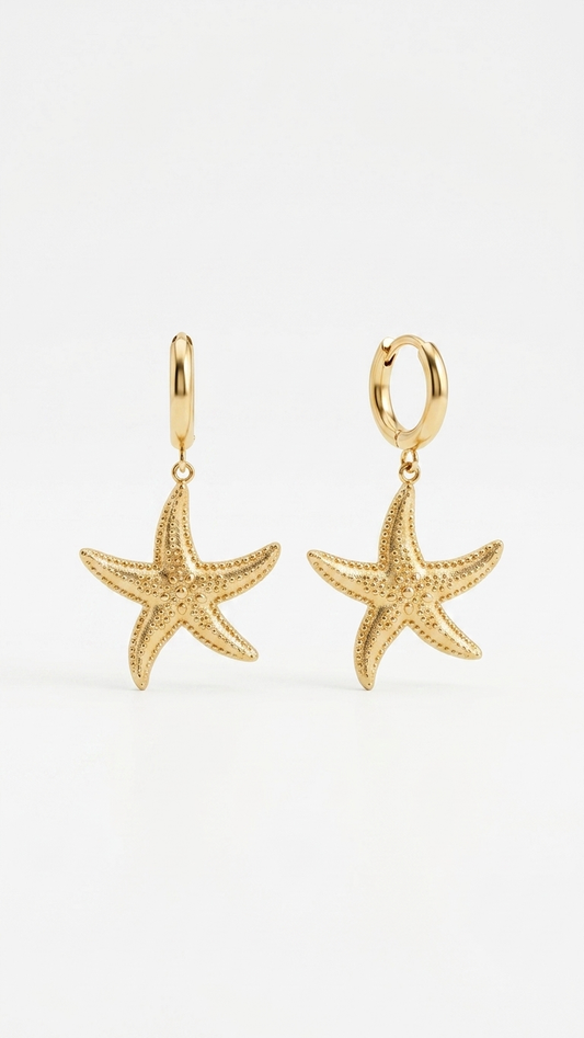 Pendientes STARFISH AURA - STEEL