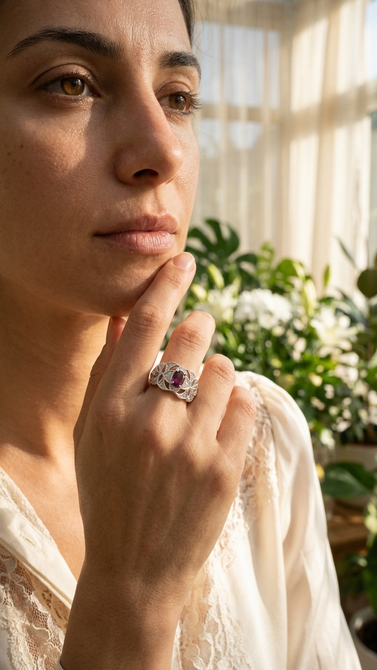 Anillo FLORAL GLACE