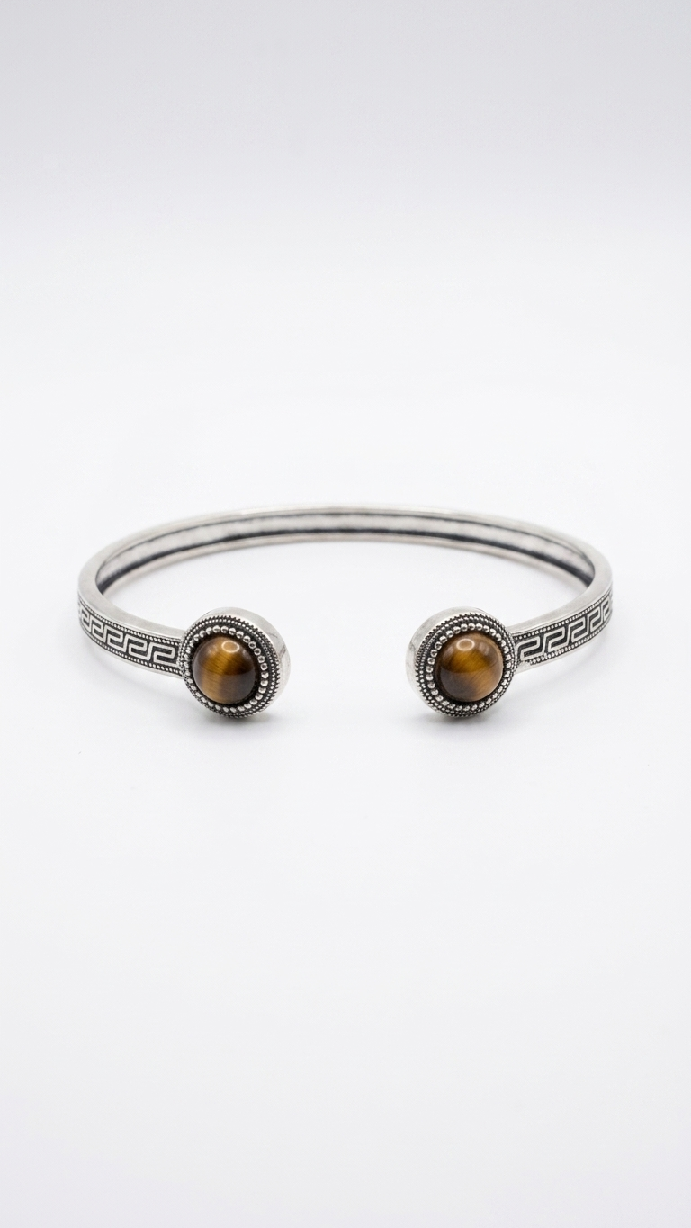 Brazalete OROZ | Ojo de Tigre Natural