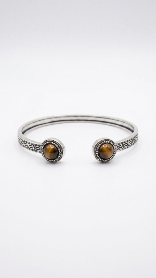 Brazalete OROZ | Ojo de Tigre Natural