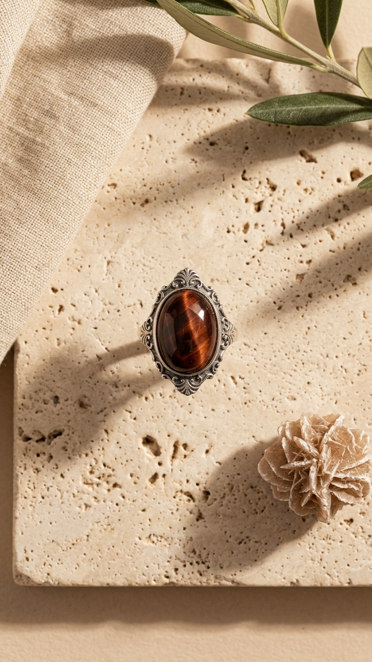 Anillo FÉNIX | Ojo de Buey Natural