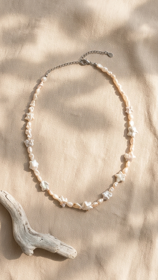 Collar TALASSA · Perlas de río