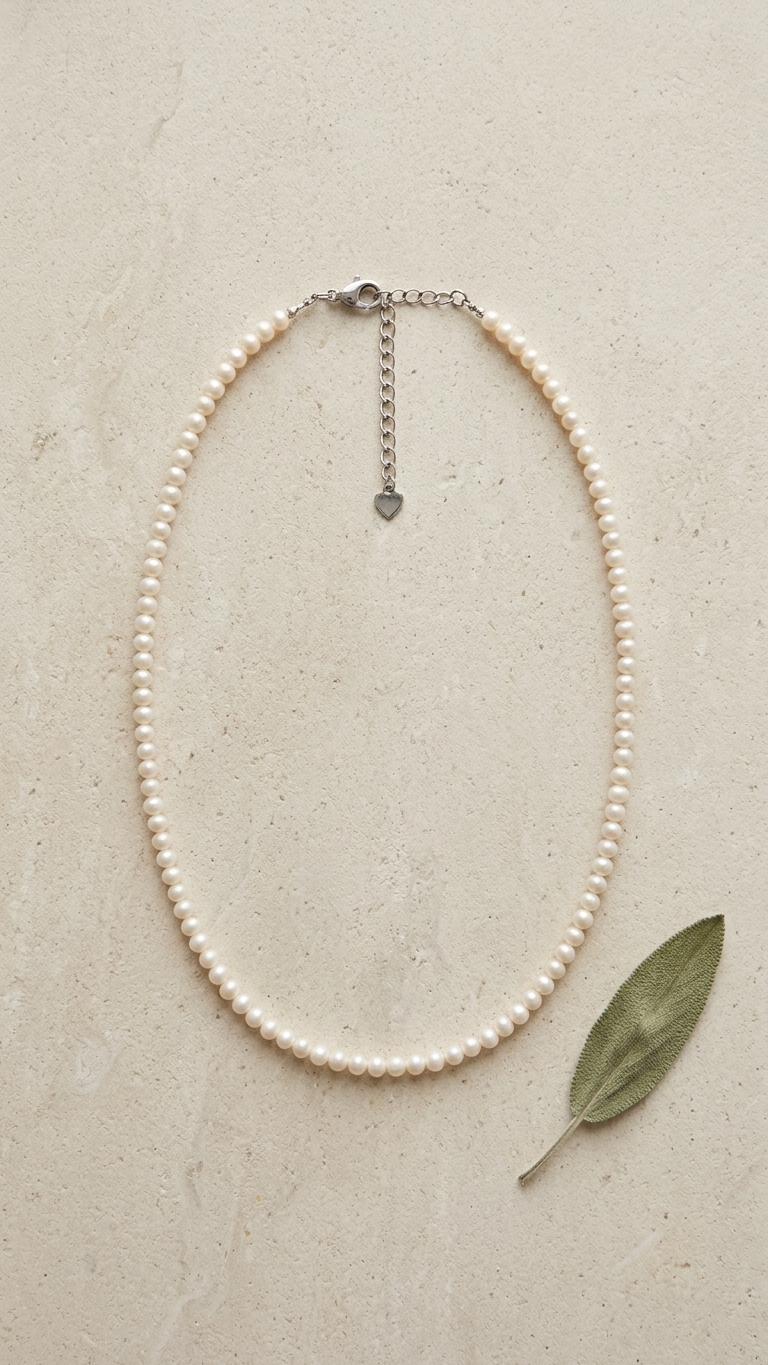 Collar ALBOR · Perlas de río