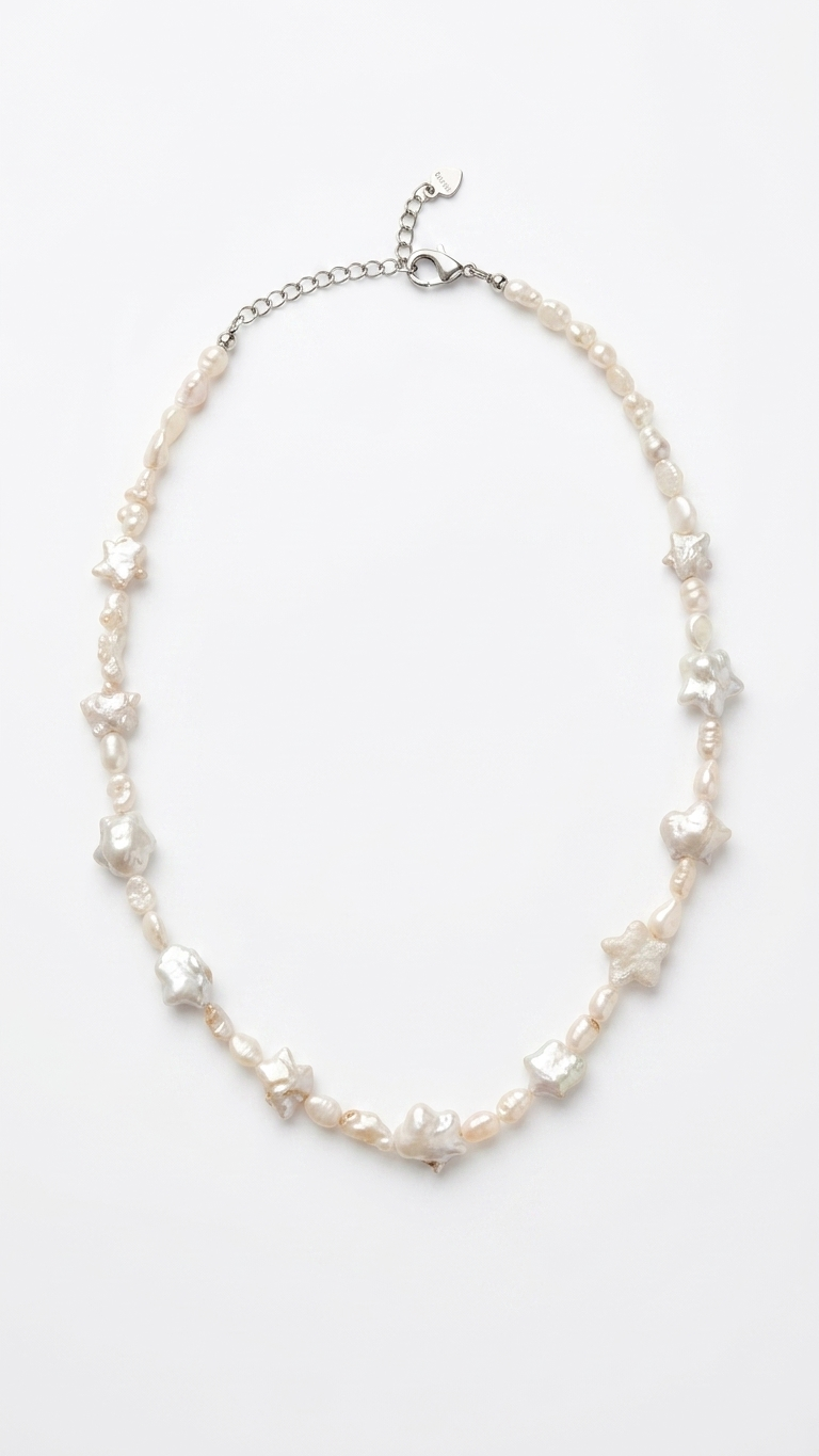 Collar TALASSA · Perlas de río