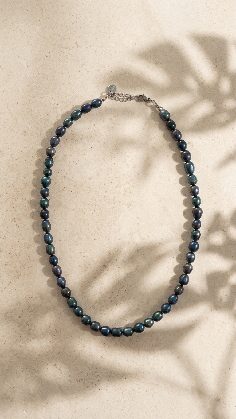Collar ALISIA · Perlas de río