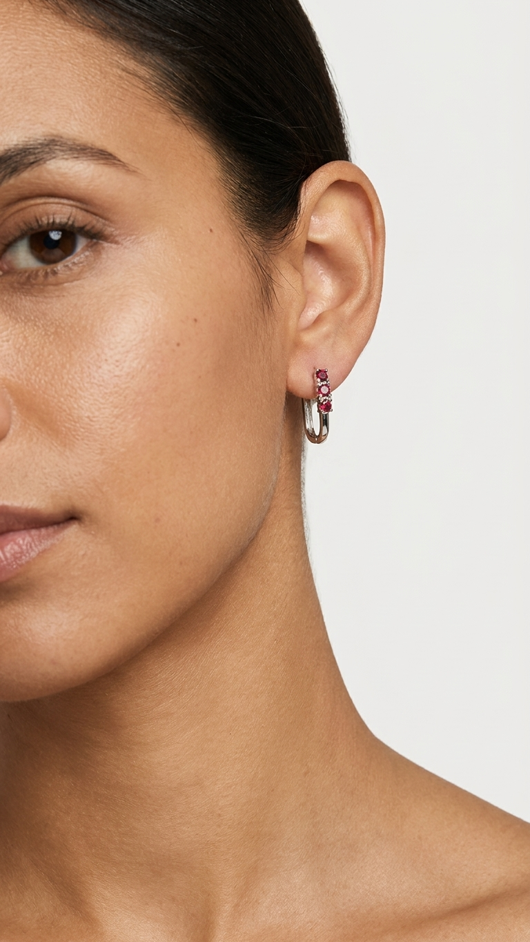 Pendientes AMBER con Granates