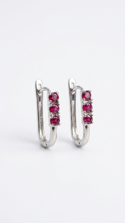 Pendientes AMBER con Granates