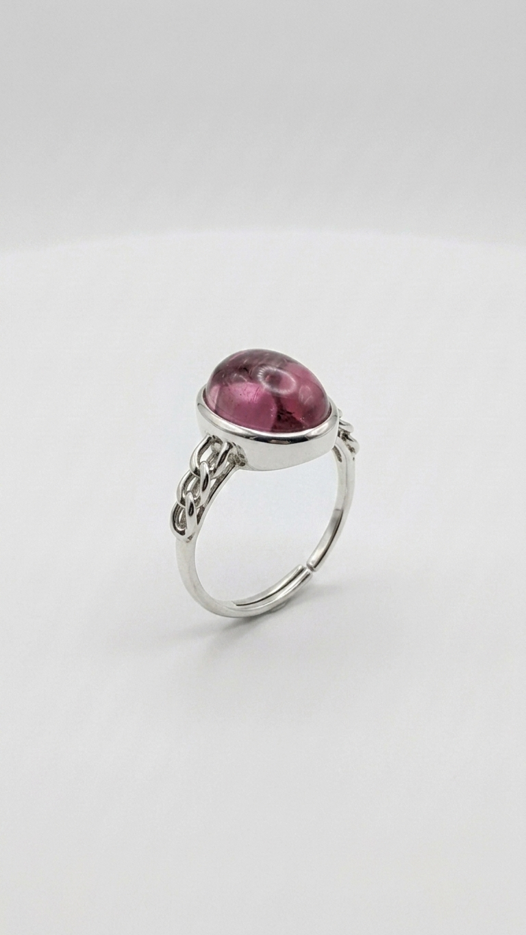 Anillo LILAC - Lepidolita Mica púrpura