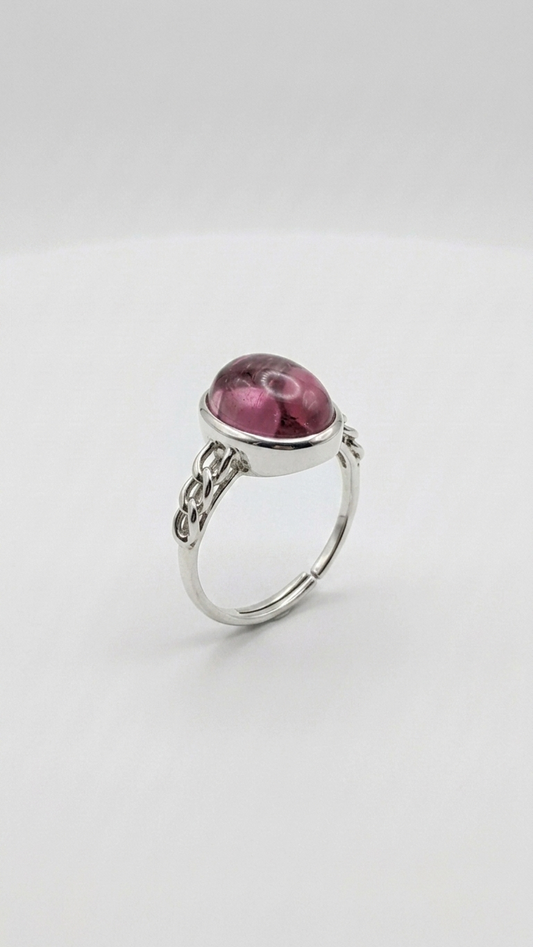 Anillo LILAC - Lepidolita Mica púrpura