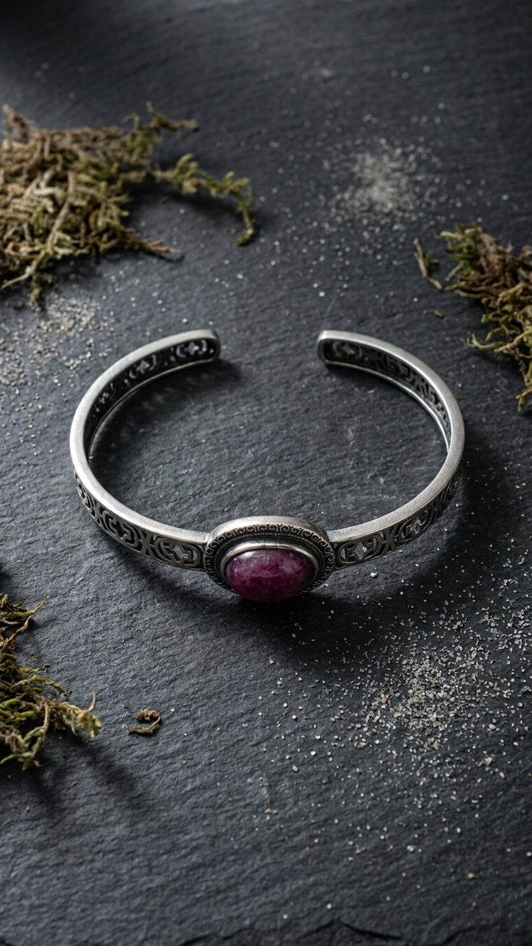 Brazalete RUBÍS - Rubí-Zoisita