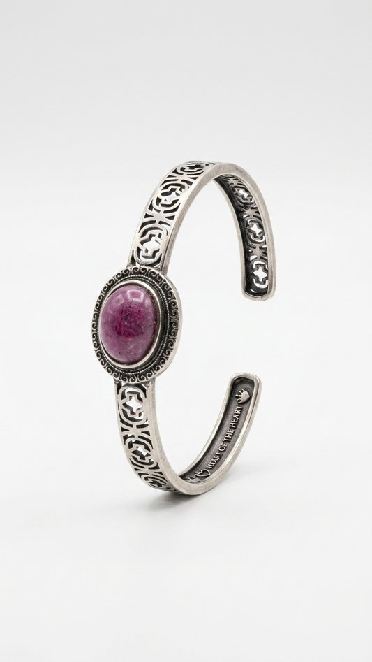 Brazalete RUBÍS - Rubí-Zoisita