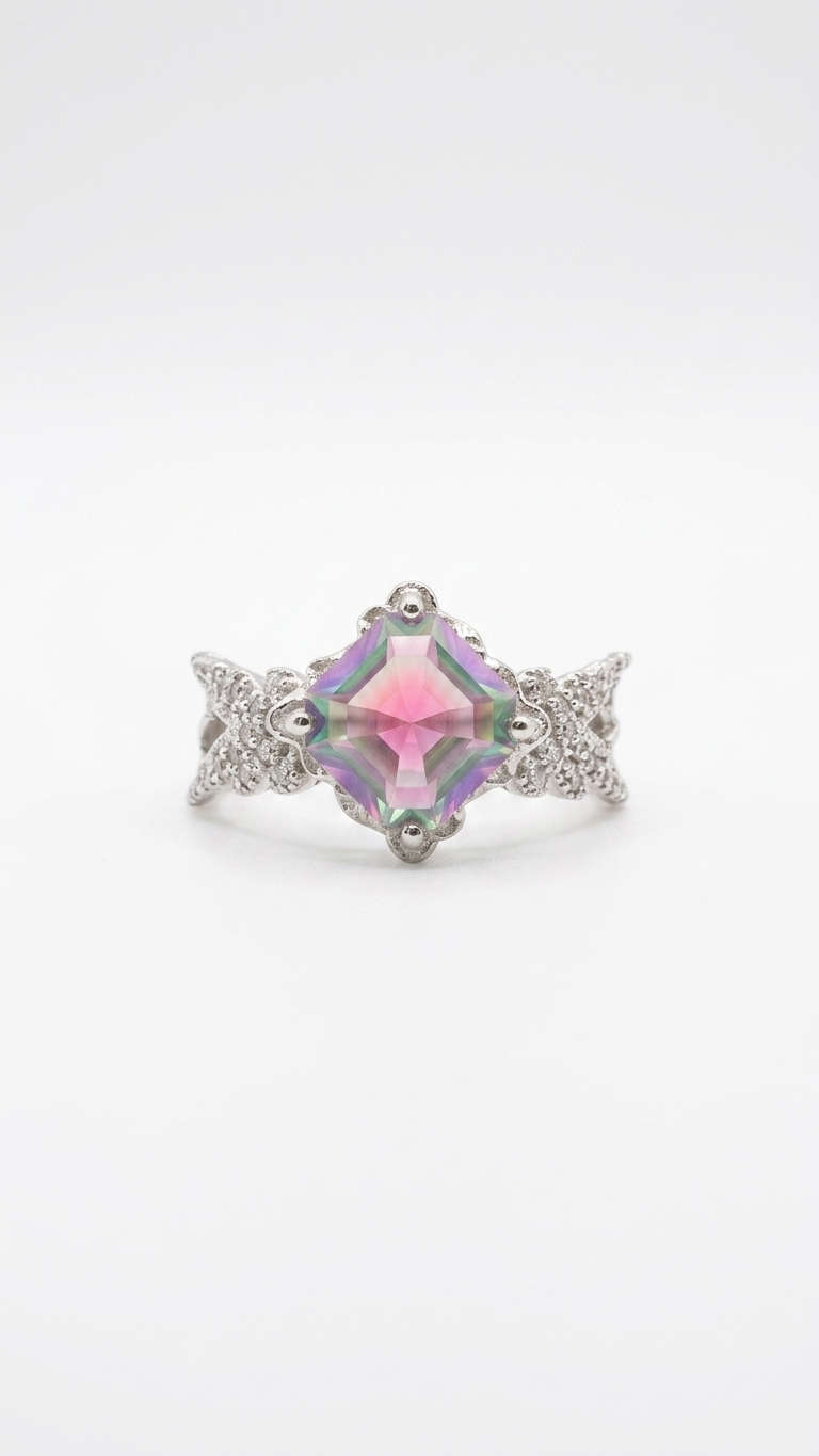 ANILLO AURORA · CUARZO MÍSTICO