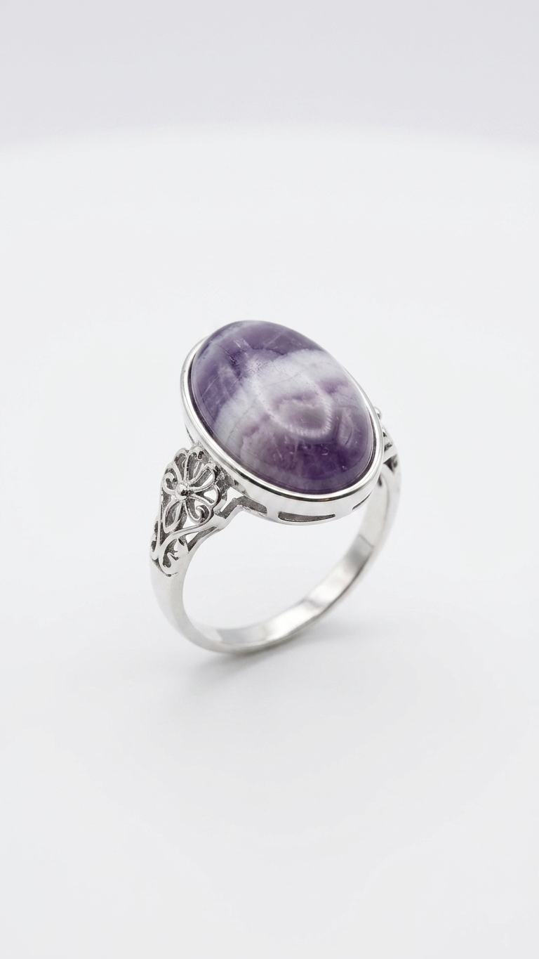 Anillo MÉLISSE · Amatista Ajustable