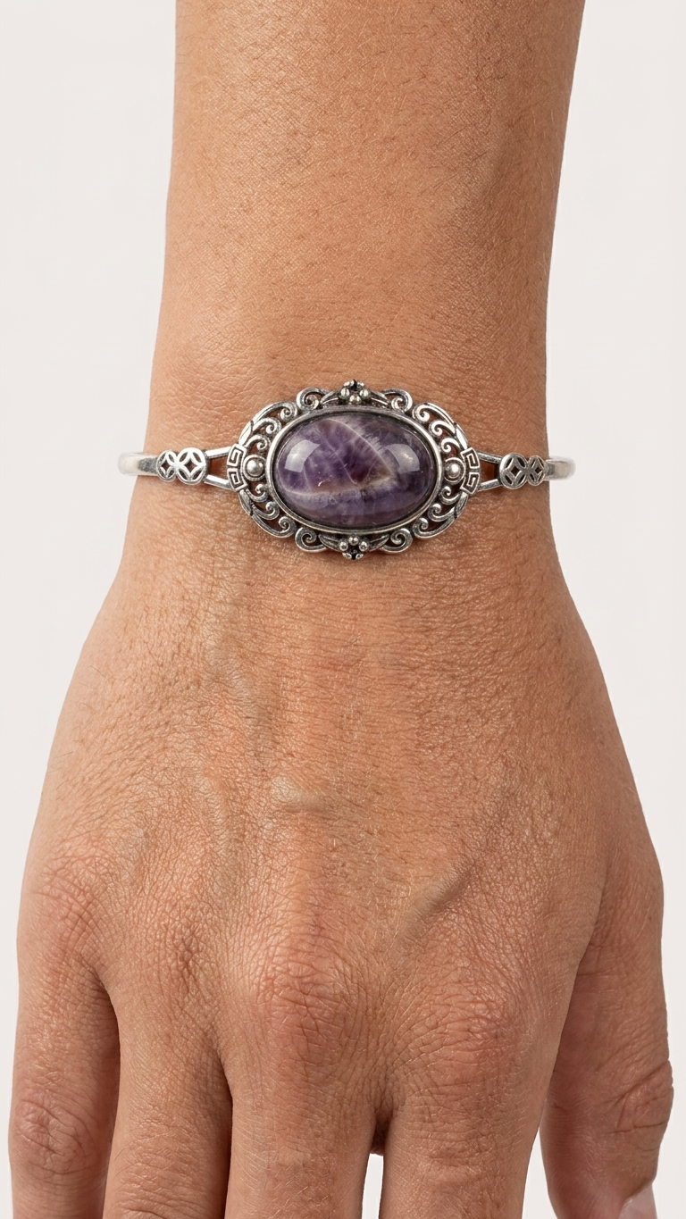 CALISTA - Brazalete de amatista