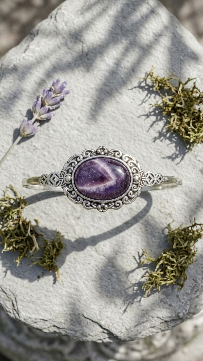 CALISTA - Brazalete de amatista