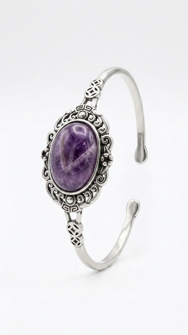 CALISTA - Brazalete de amatista