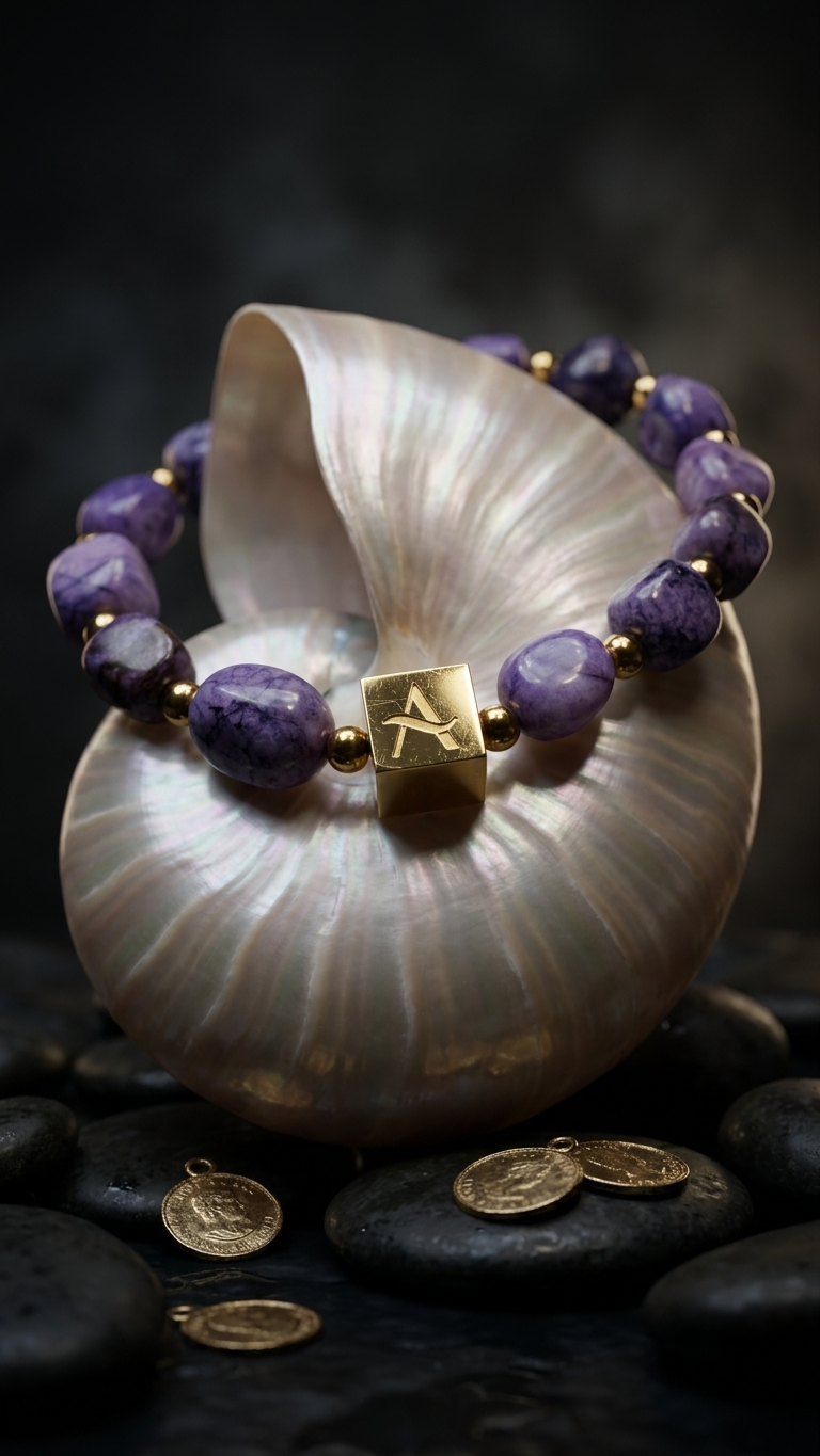 Pulsera IRIS - Amatista y cuarzo rosa