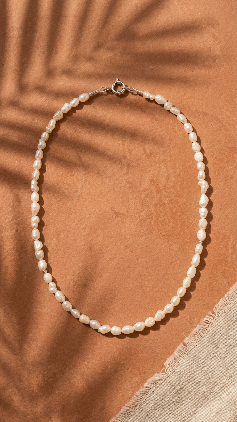 Collar NÁCAR de Mini Perlas Barrocas