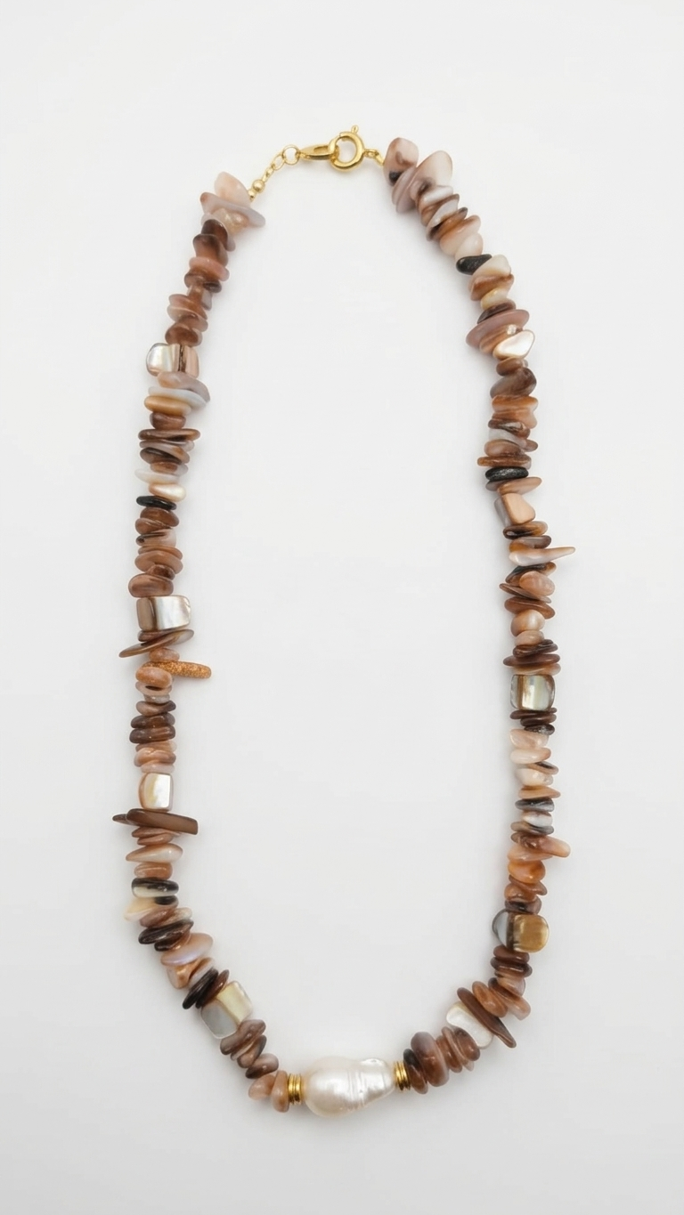 FRIDA Collar de Nácar y perla barroca