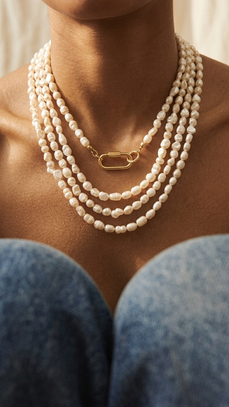 COLLAR THALASSA  de perlas barrocas