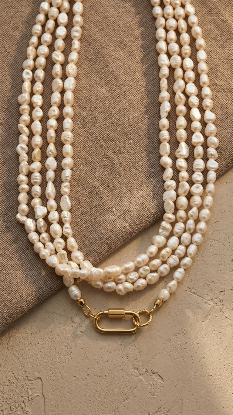 COLLAR THALASSA  de perlas barrocas