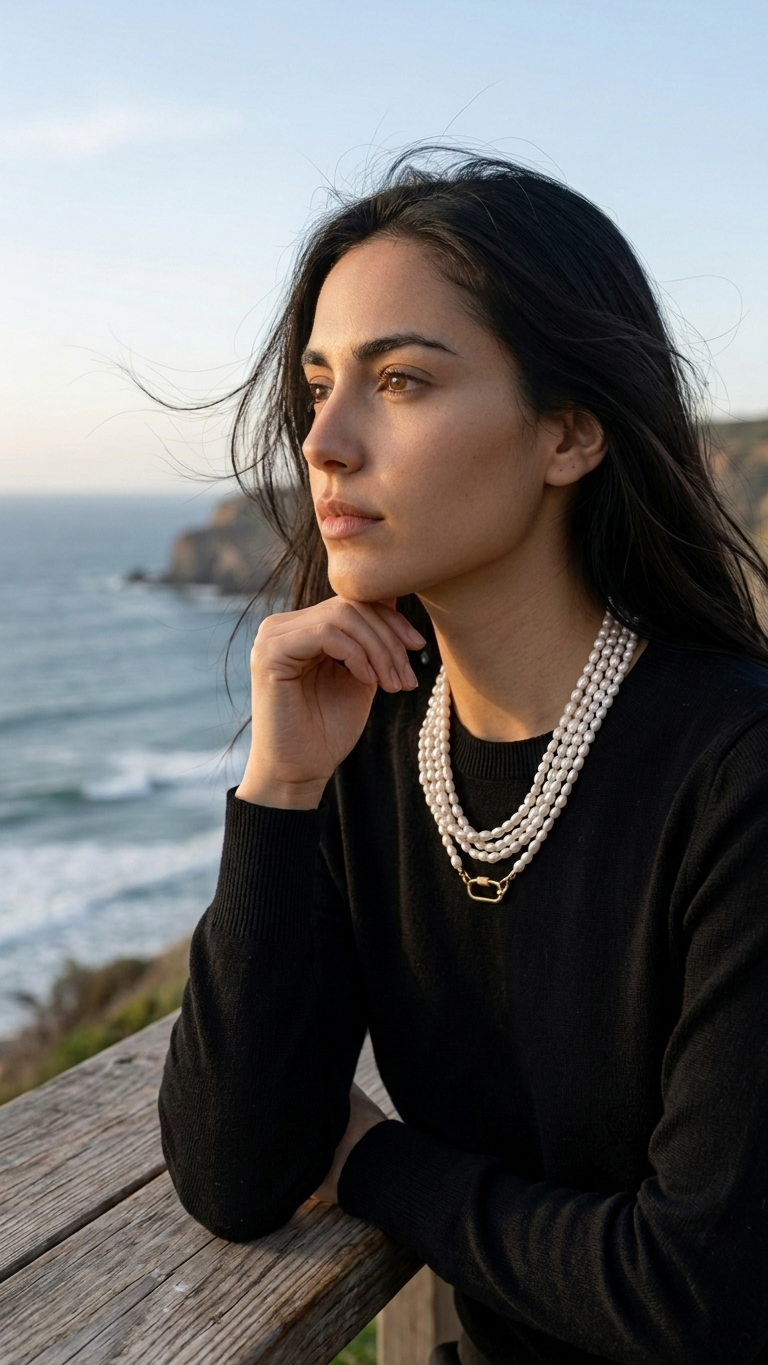 COLLAR THALASSA  de perlas barrocas