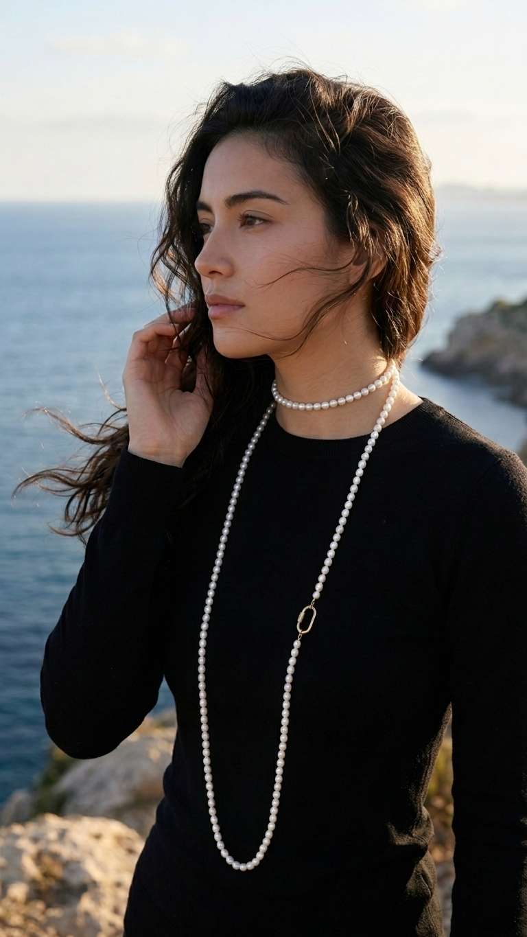 COLLAR THALASSA  de perlas barrocas