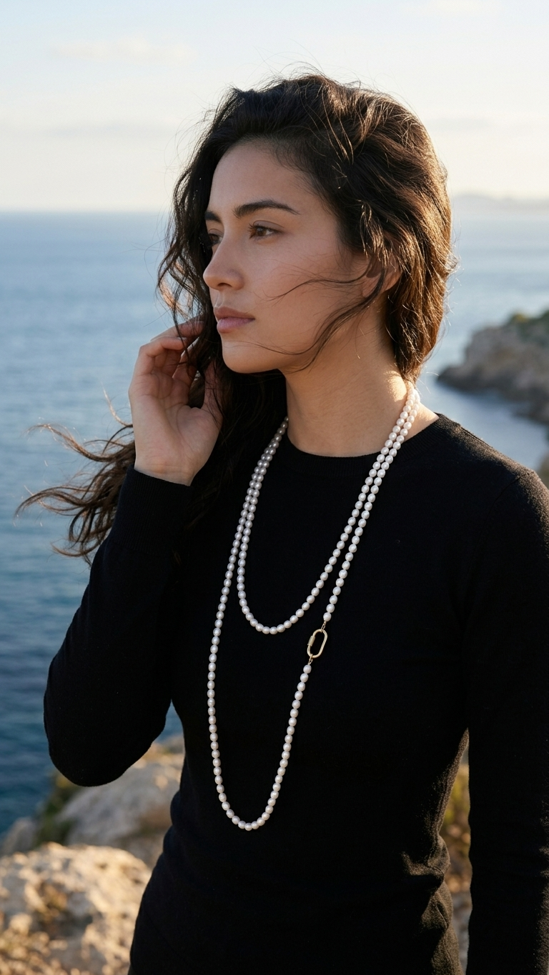 COLLAR THALASSA  de perlas barrocas