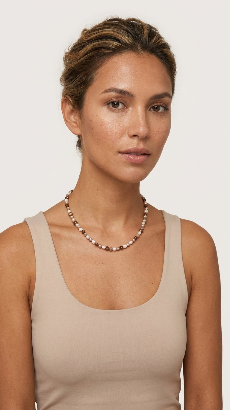 Collar NÁCAR de Mini Perlas Barrocas