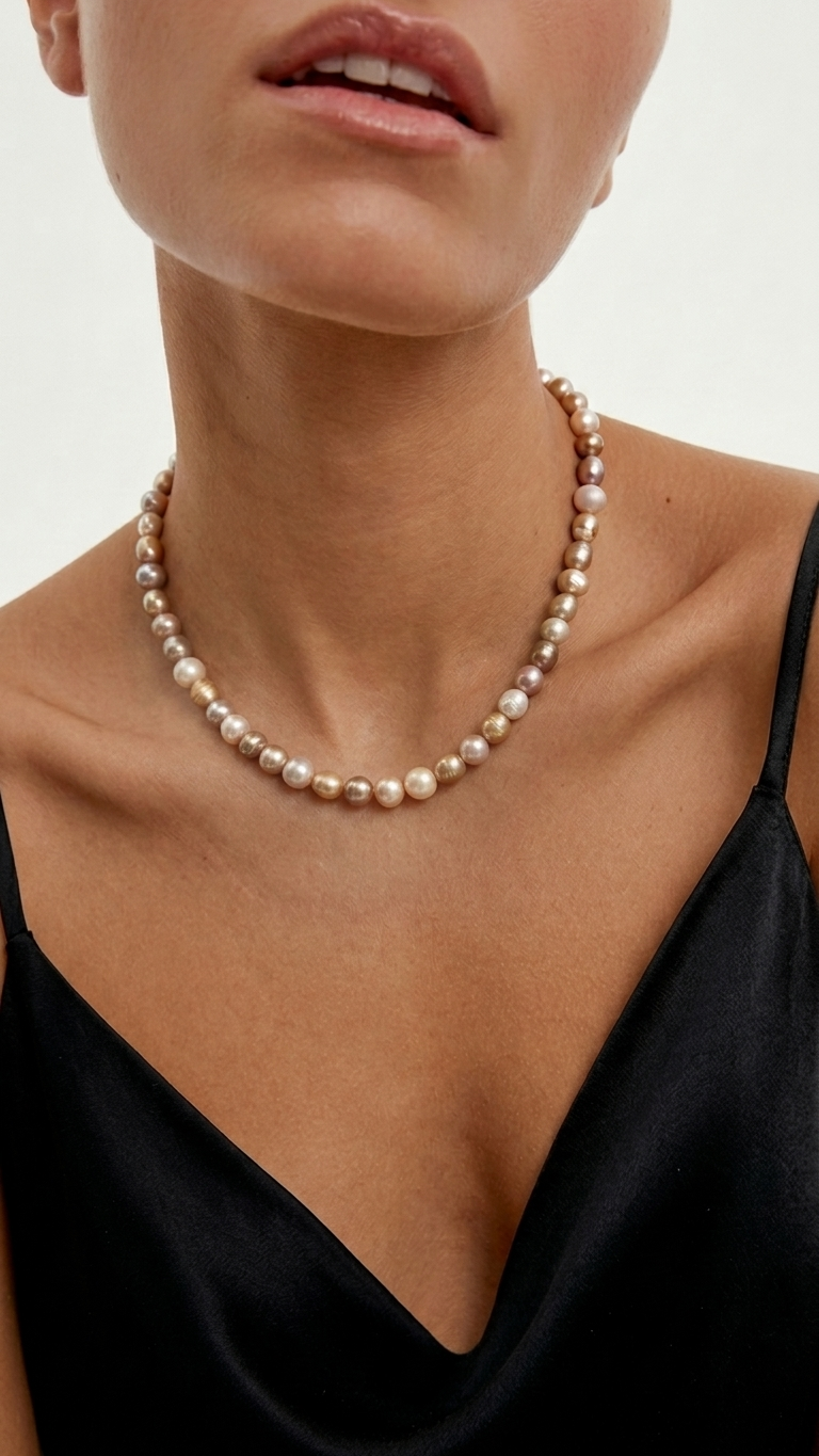 Collar AMELIE - Perlas de Agua Dulce Multicolor