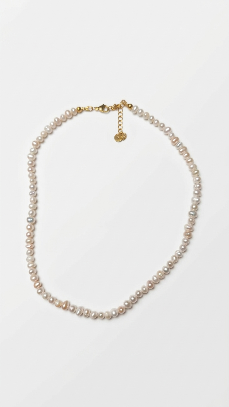 Collar SIRENA - Perlas de Río Organicas