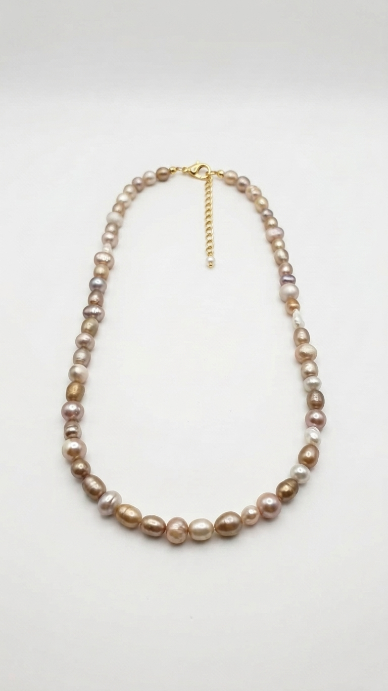 Collar AMELIE - Perlas de Agua Dulce Multicolor