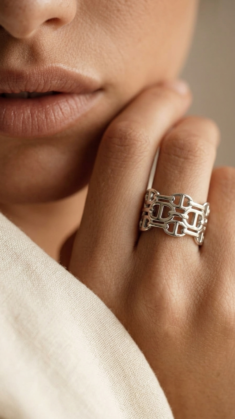 Anillo NEXUS Ajustable de Acero Inoxidable