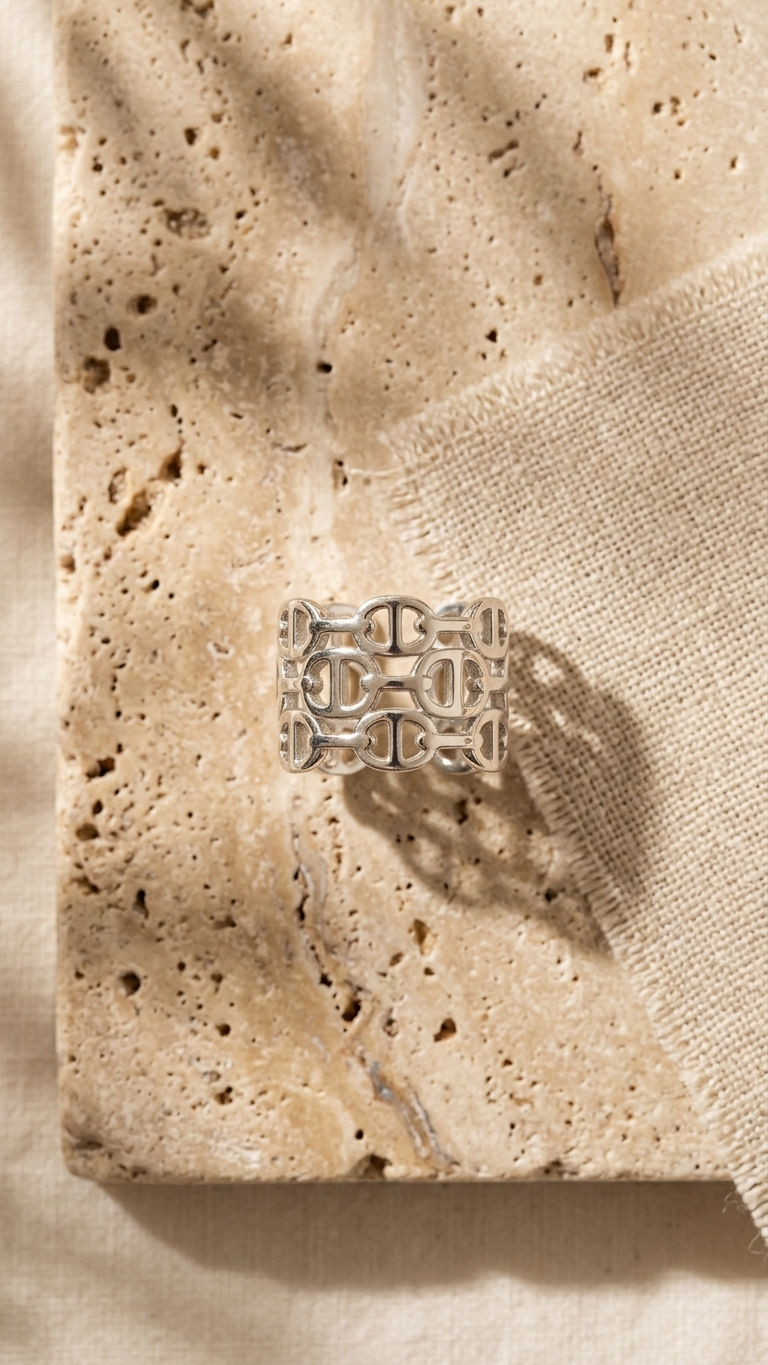 Anillo NEXUS Ajustable de Acero Inoxidable
