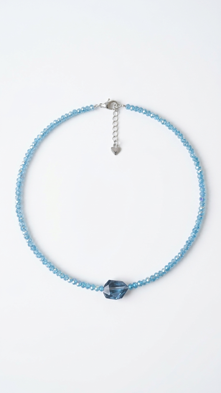 Collar LA NUIT ESSENTIAL · CŒUR BLEU